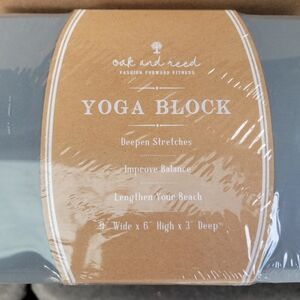 Oak and Reed Yoga Block in Gray